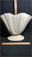 Vintage Haeger Gladiola Fanned Vase, couple Chips