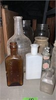 Old Bottles, Mason Jars