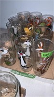 Looney Tunes Drinking Glasses (12)