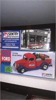 Chevy Convertible Die Cast Coin Bank, Ford Pickup