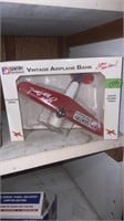 Vintage Airplane Bank