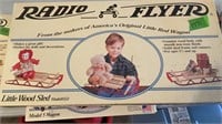 Radio Flyer Little Wood Sled, sealed