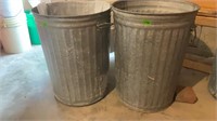 Metal Garbage Cans , no lids