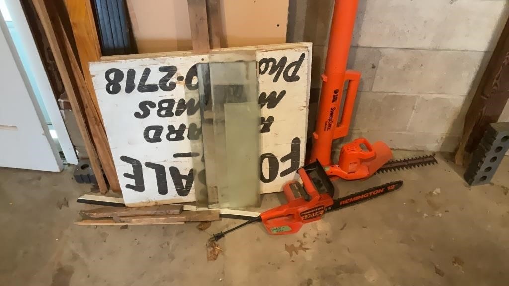 For Sale Signs, non working Black and Decker