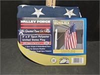 Valley Forge USDT3 USA Flag 3 Ft W 5 Ft H Polyeste