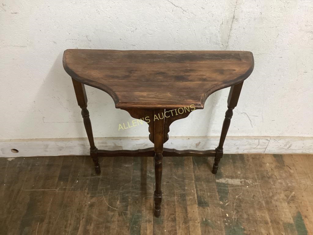 WOODEN HALL TABLE