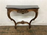 MARBLE TOP WALL TABLE