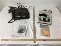 FAXPHONE AND PRINTING CALCULATOR