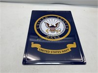 UNITED STATES NAVY METAL SIGN