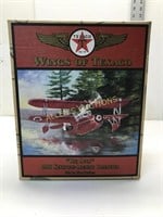 WINGS OF TEXACO- "THE DUCK" 1936  METAL COIN BANK