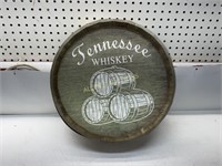 WOODEN TENNESSEE WHISKEY BARREL SIGN