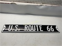 U.S. ROUTE 66 METAL SIGN