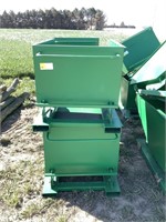 (2) NEW Heavy duty quick release dumping hoppers