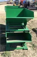 (2) NEW Heavy duty quick release dumping hoppers