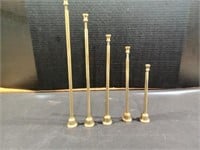 Vintage Five Piece Set of Candle Snuffers