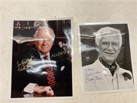AUTOGRAPHED PICTURES (BUDDY EBSEN WALTER CRONKITE)