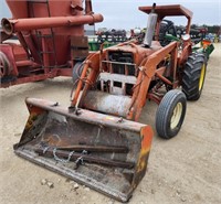 *1976 ford 535 Tractor/ W 335 Loader-3 Point-Rops
