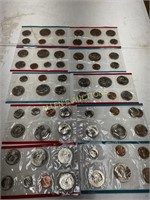 5 SET 1980 UNCIRCULATED COINS