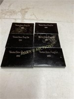 6 PROOF SETS 2 EACH OF 1980  1981  1982