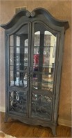 GLASS MIRRORED DISPLAY CABINET