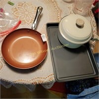 Copper Pan and Baking Sheet