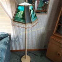 Mid Century Rotating Lamp Shade Floor Lamp
