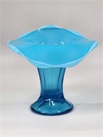FENTON BLUE GLASS JACK IN THE PULPIT