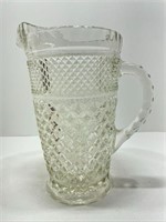 Anchor Hocking Wexford Crystal Glass Pitcher