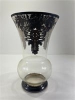 Silver Onlay Vase