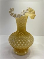 Fenton Hobnail  Double Crip Vase