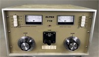 Alpha 77D PA-77DF Amplifier w/Dual 8877's