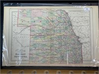 1887 M Bradley And Brothers Kansas And Nebraska