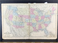 1858 Map Of The United States