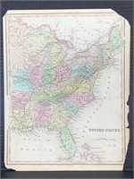 1836 Map Of The United States