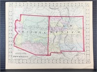 1874 Mitchell's Arizona And New Mexico