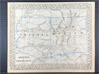1867 Mitchell's Arizona And New Mexico