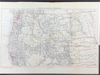 1880 Map Of The Northwest Territories