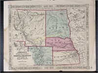 1864 Johnson And Ward Western States