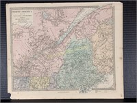 1860 Eastern Canada And NE United States