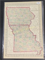 1874 Mitchell's Iowa And Missouri