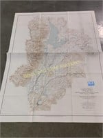 1948 Topographic Map Of Grand Teton National Park