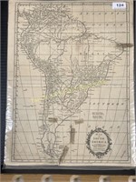 1795 Map Of South America