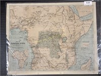 1878 Map Of Equatorial Africa
