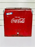 Vintage Metal Coke Cooler