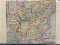 Missouri, Kansas And Texas Railway Map