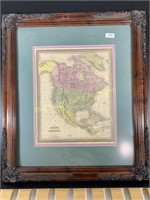 1850 Map Of North America