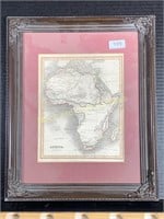 Framed 1827 Map Of Africa
