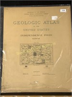 1908 Geologic Atlas Of The US, Kansas