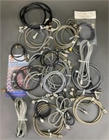 Assorted Coax Patch Cables and Ground Strap