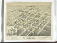 Birds Eye View Of Fairmont Nebraska, 1879